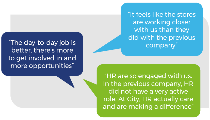 TUPE colleague testimonials